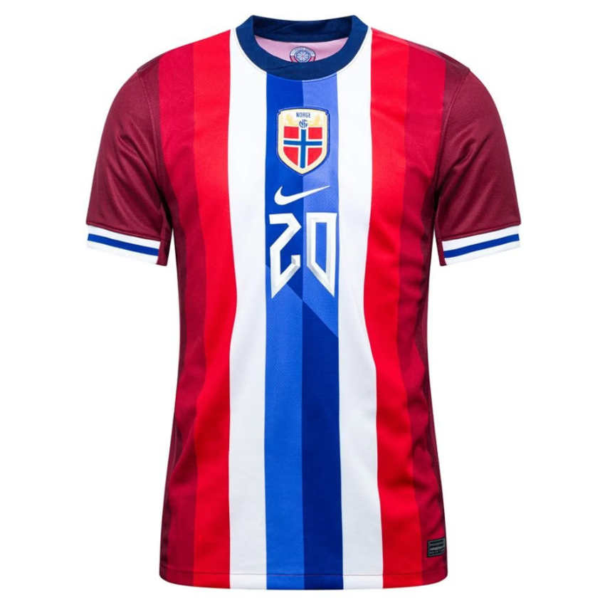 Norge Fotbollströja 2024/25 Antonio Nusa 20 Hemmatröja Herr Kortärmad