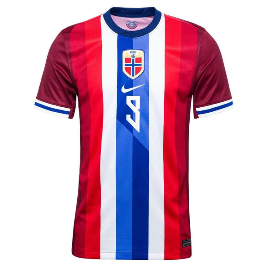 Norge Fotbollströja 2024/25 Erling Haaland 9 Hemmatröja Herr Kortärmad