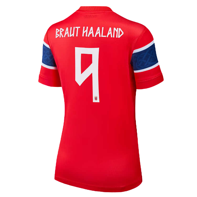 Norge Matchtröja VM 2026 Hemmatröja Erling Haaland 9 Dam