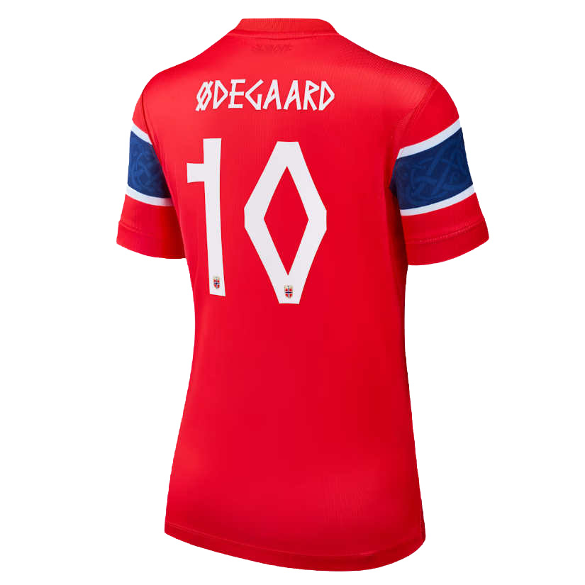 Norge Matchtröja VM 2026 Hemmatröja Martin Ødegaard 10 Dam
