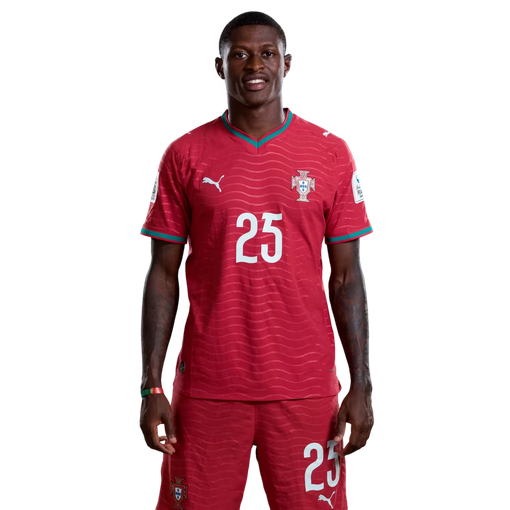 Portugal Landslag VM 2026 Nuno Mendes 25 Hemma Herr Fotbollskit