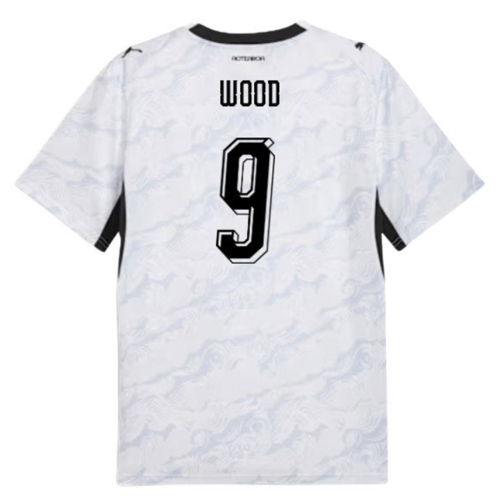 Nya Zeeland Fotbollströja VM 2026 Bortatröja Chris Wood 9 Herr Kortärmad