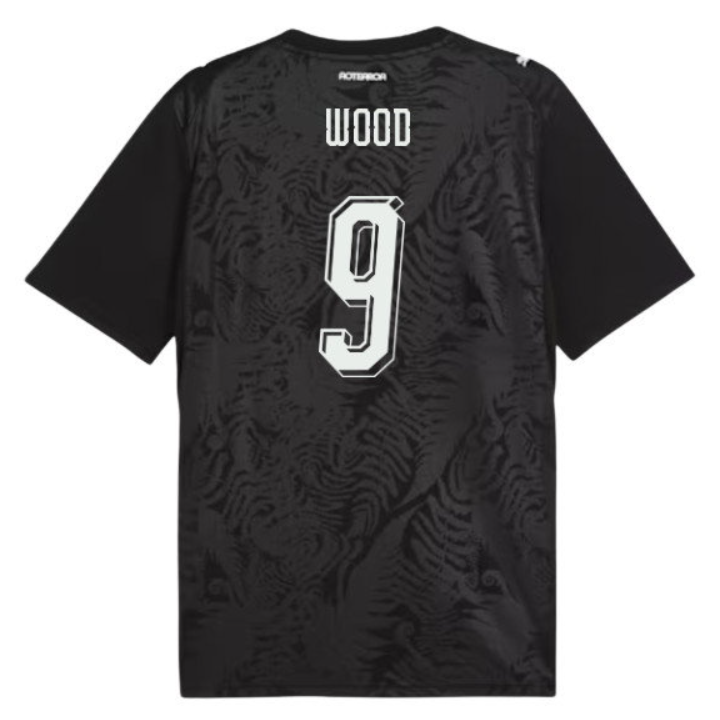Nya Zeeland Fotbollströja VM 2026 Hemmatröja Chris Wood 9 Herr Kortärmad