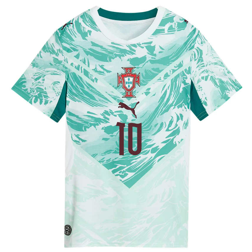 Portugal Matchtröja VM 2026 Bernardo Silva 10 Dam Bortatröja-1