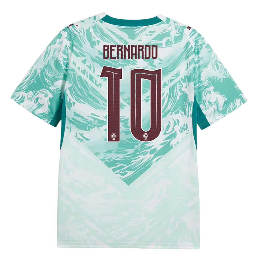 Portugal Fotbollströja VM 2026 Bernardo Silva 10 Herr Bortatröja