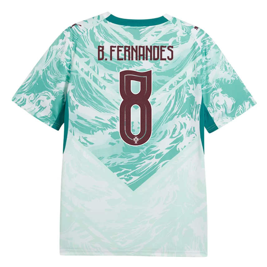 Portugal Fotbollströja VM 2026 Bruno Fernandes 8 Herr Bortatröja