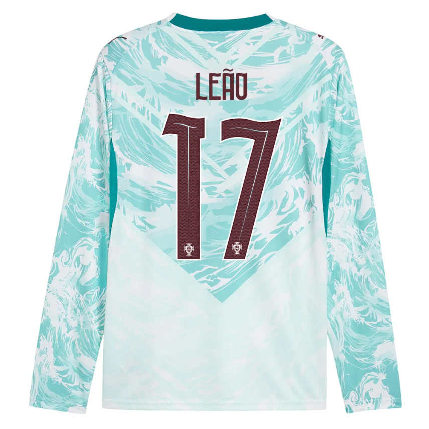 Portugal Bortaställ VM 2026 Rafael Leão 17 Herr Långärmad