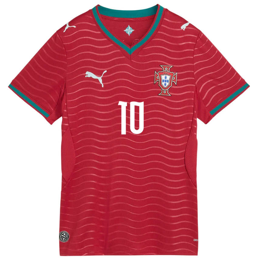 Portugal Matchtröja VM 2026 Bernardo Silva 10 Dam Hemmatröja-1