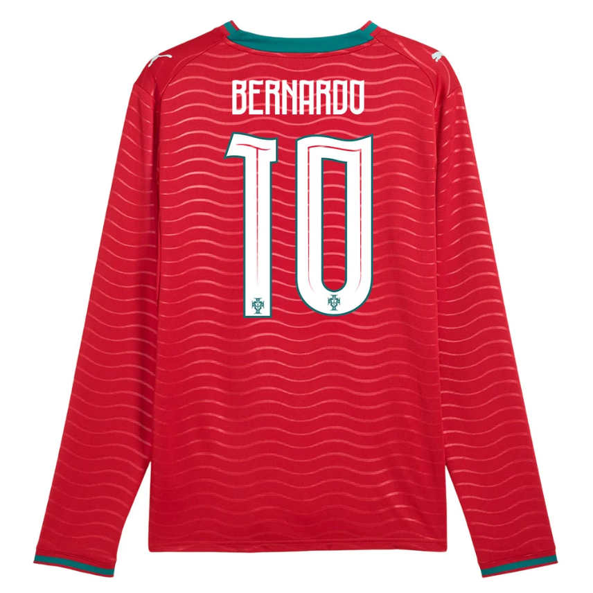 Portugal Hemmaställ VM 2026 Bernardo Silva 10 Herr Långärmad