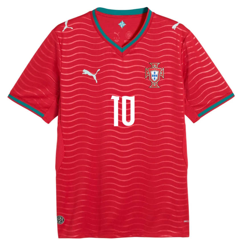 Portugal Fotbollströja VM 2026 Bernardo Silva 10 Herr Hemmatröja-1