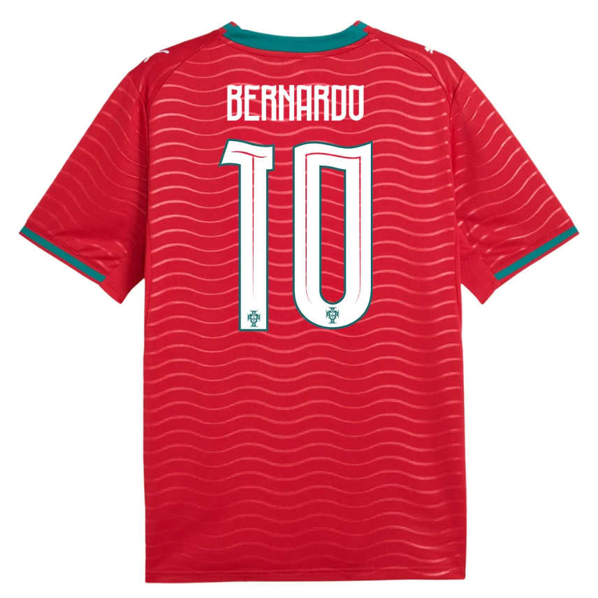 Portugal Fotbollströja VM 2026 Bernardo Silva 10 Herr Hemmatröja