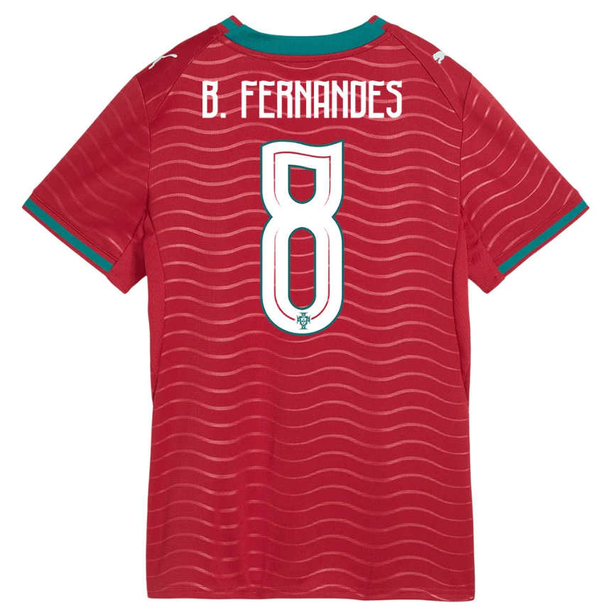 Portugal Fotbollströja VM 2026 Bruno Fernandes 8 Dam Hemmatröja