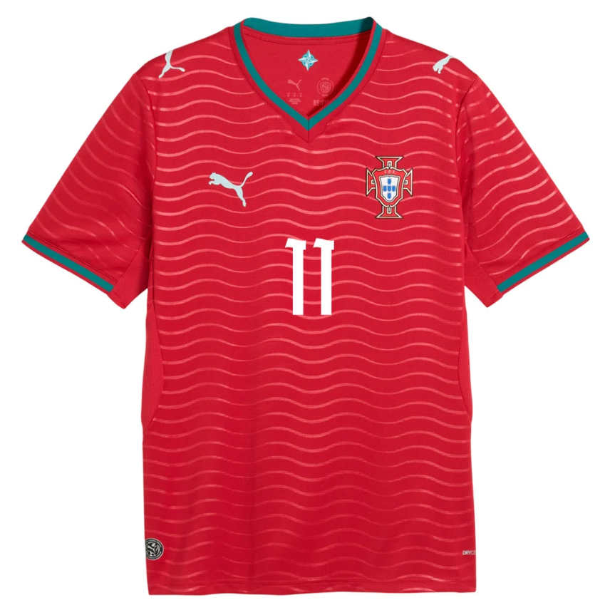 Portugal Fotbollströja VM 2026 João Félix 11 Herr Hemmatröja-1