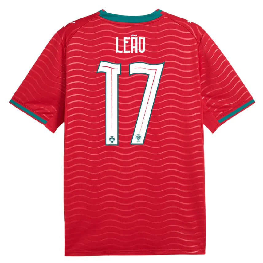 Portugal Matchtröja VM 2026 Rafael Leão 17 Herr Hemmatröja