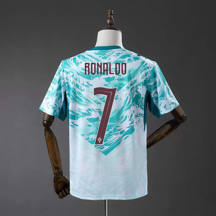 Portugal Landslagtröja VM 2026 Bortaställ Ronaldo 7 Herr