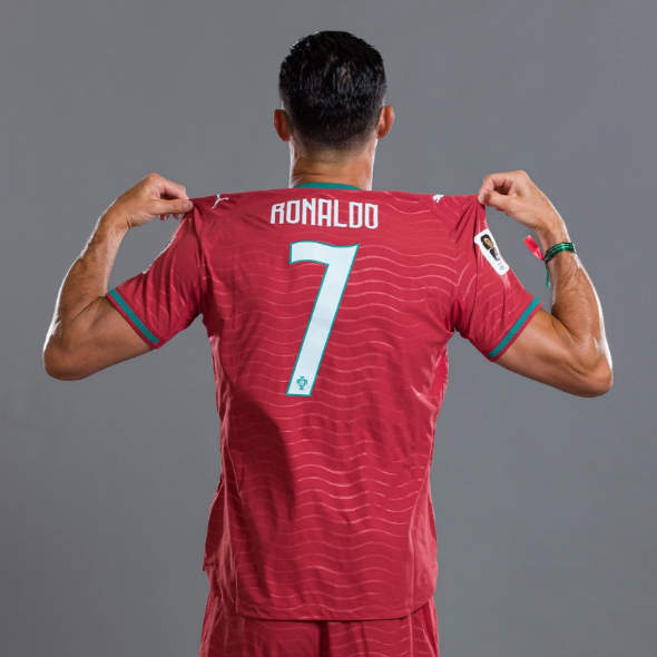 Portugal Landslagtröja VM 2026 Hemmaställ Ronaldo 7 Herr Kortärmad
