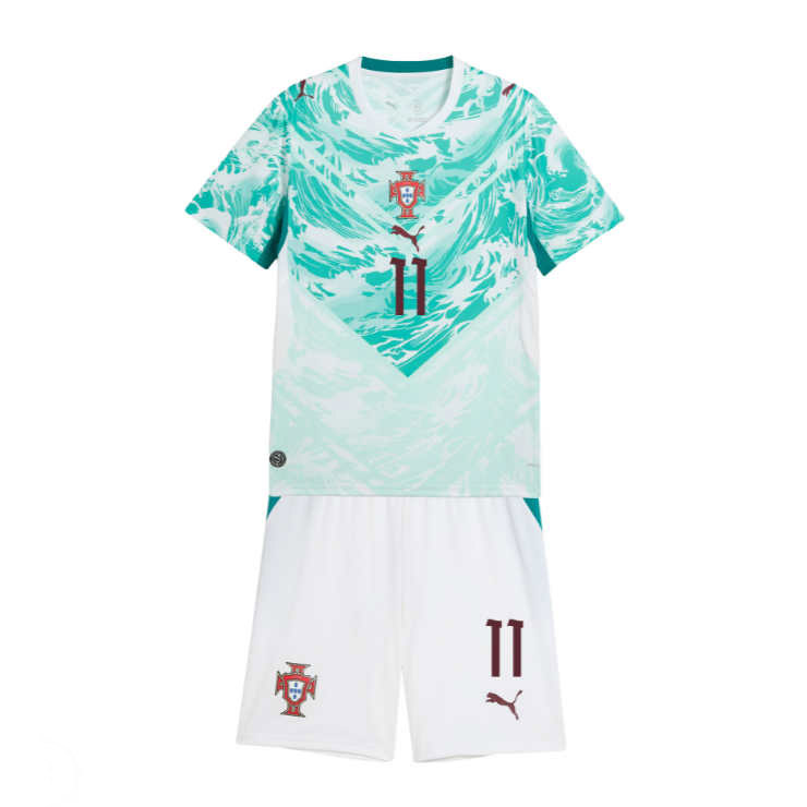 Portugal Bortatröja VM 2026 Barn João Félix 11 Fotbollsset-1