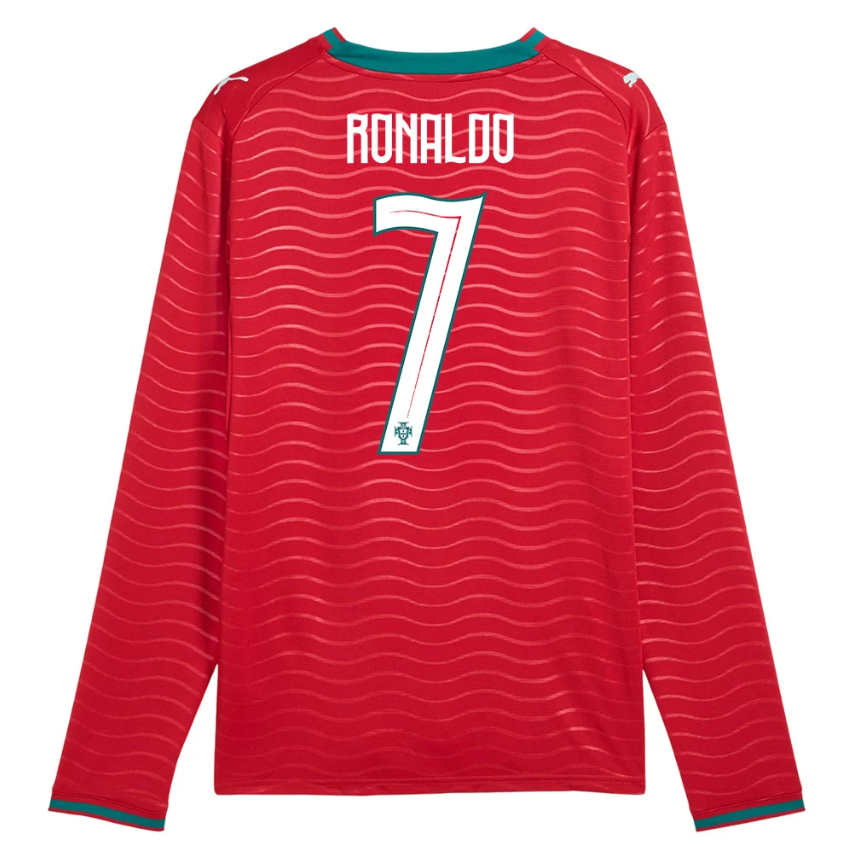 Portugal Hemmaställ VM 2026 Cristiano Ronaldo #7 Herr Långärmad