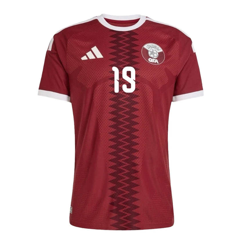 Qatar Fotbollströja VM 2026 Hemmatröja Almoez Ali 19 Herr -1