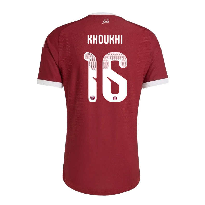 Qatar Fotbollströja VM 2026 Hemmatröja Boualem Khoukhi 16 Herr