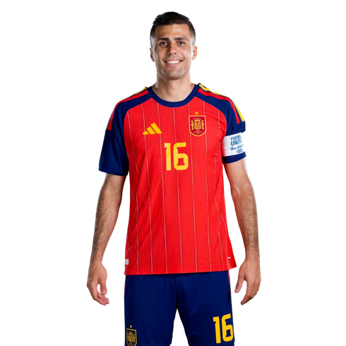 Spanien Landslagtröja VM 2026 Rodri 16 Hemma Herr Fotbollskit