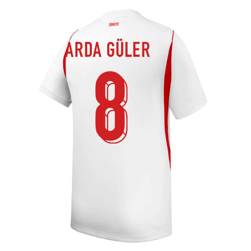 Turkiet Fotbollströja VM 2026 Bortatröja Arda Güler 8 Herr