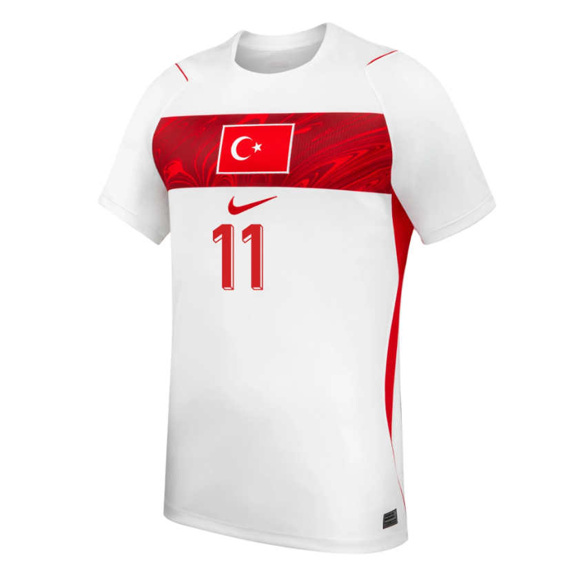 Turkiet Fotbollströja VM 2026 Bortatröja Kenan Yıldız 11 Herr-1