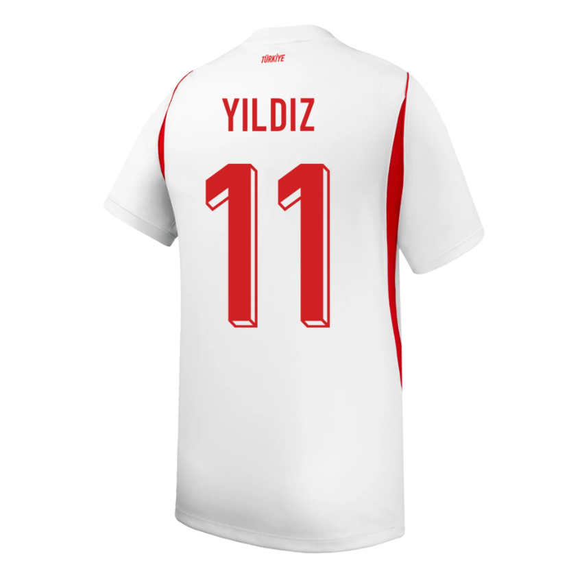 Turkiet Fotbollströja VM 2026 Bortatröja Kenan Yıldız 11 Herr