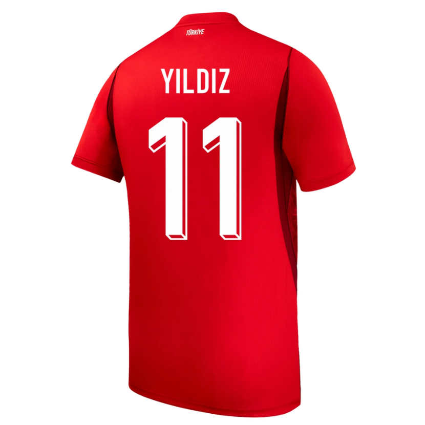 Turkiet Fotbollströja VM 2026 Hemmatröja Kenan Yıldız 11 Herr