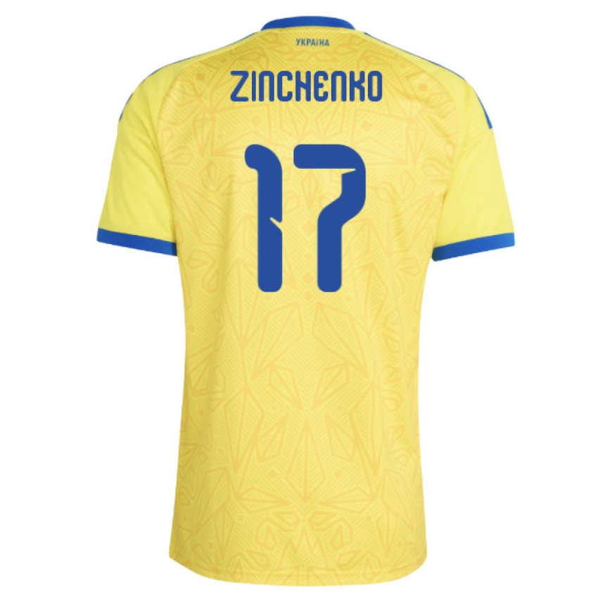 Ukraina Fotbollströja VM 2026 Oleksandr Zinchenko 17 Herr Hemmatröja