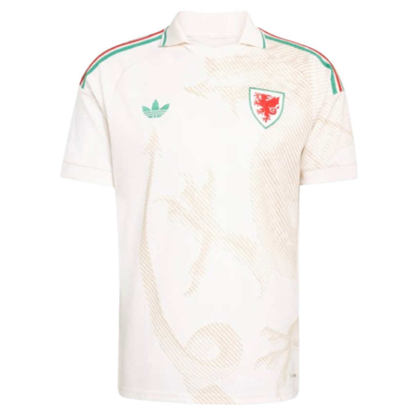 Wales Fotbollströja 2026/27 Brennan Johnson 11 Bortatröja Herr Kortärmad -1