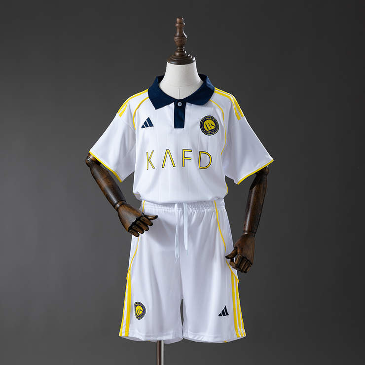 Al-Nassr 2025/26 Tredjetröja Barn Matchtröja med Shorts