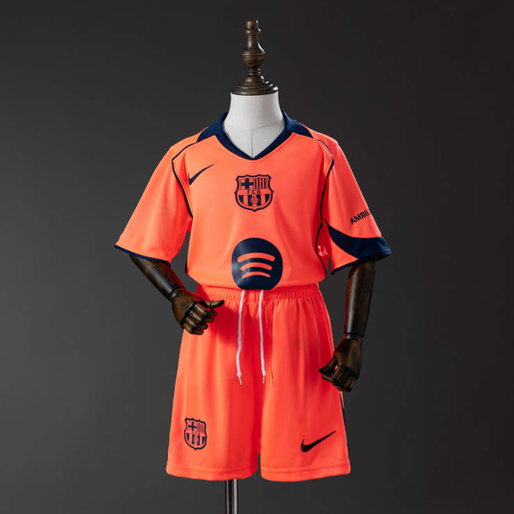 Billiga Fotbollströjor Barn Barcelona 2025/26 Tredjetröja Fotbollsstäl