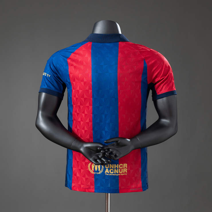 Billiga Fotbollströjor Herr Barcelona 2026/27 Special Edition Blå Röd Kortärmad-1