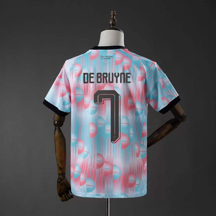 Herr Matchtröja Belgien VM 2026 Bortaställ Kevin De Bruyne 7