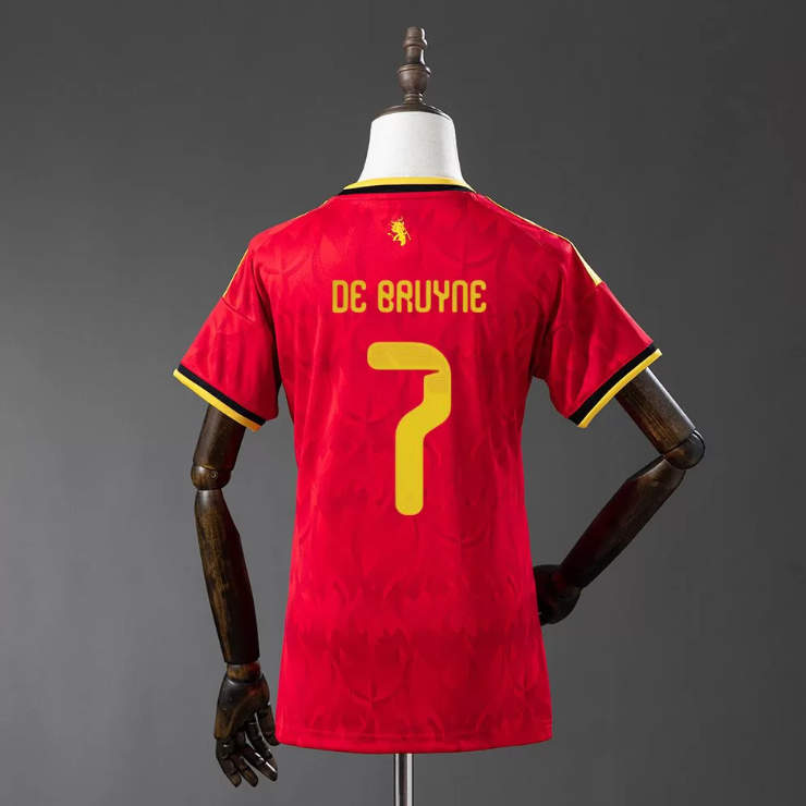 Dam Matchtröja Belgien VM 2026 Hemmaställ Kevin De Bruyne 7