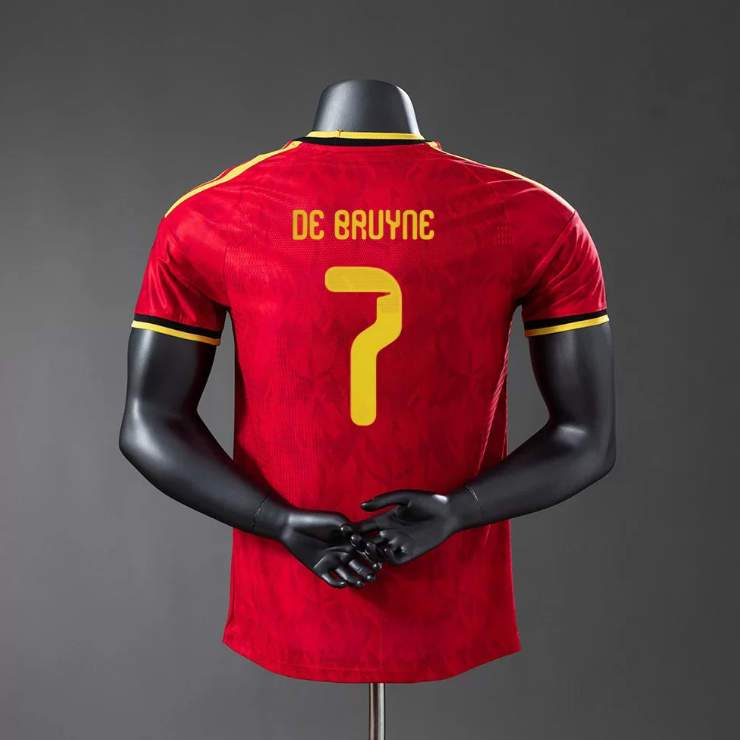 Herr Matchtröja Belgien VM 2026 Hemmaställ Kevin De Bruyne 7 -1