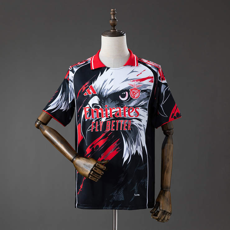 Benfica 2026/27 Special Edition Svart Vit Matchtröja Herr