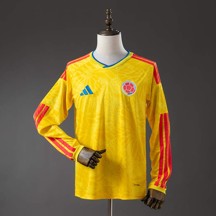Colombia VM 2026 Hemmaställ Långärmad Matchtröja Herr