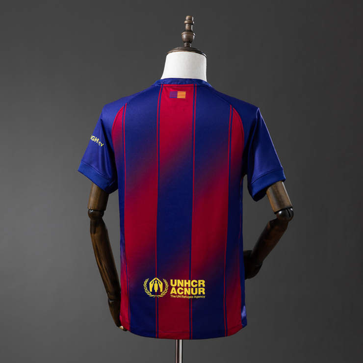 Billiga Fotbollströjor Herr FC Barcelona 2025/26 Hemmaställ Kortärmad-1