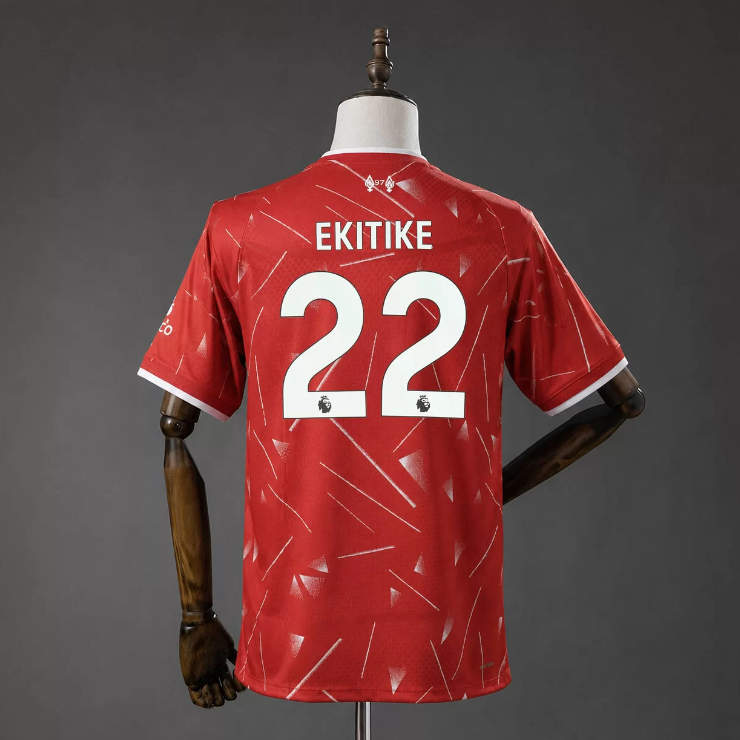 Fotbollströja Liverpool 2026/27 Hemmatröja Hugo Ekitike 22 Herr Kortärmad