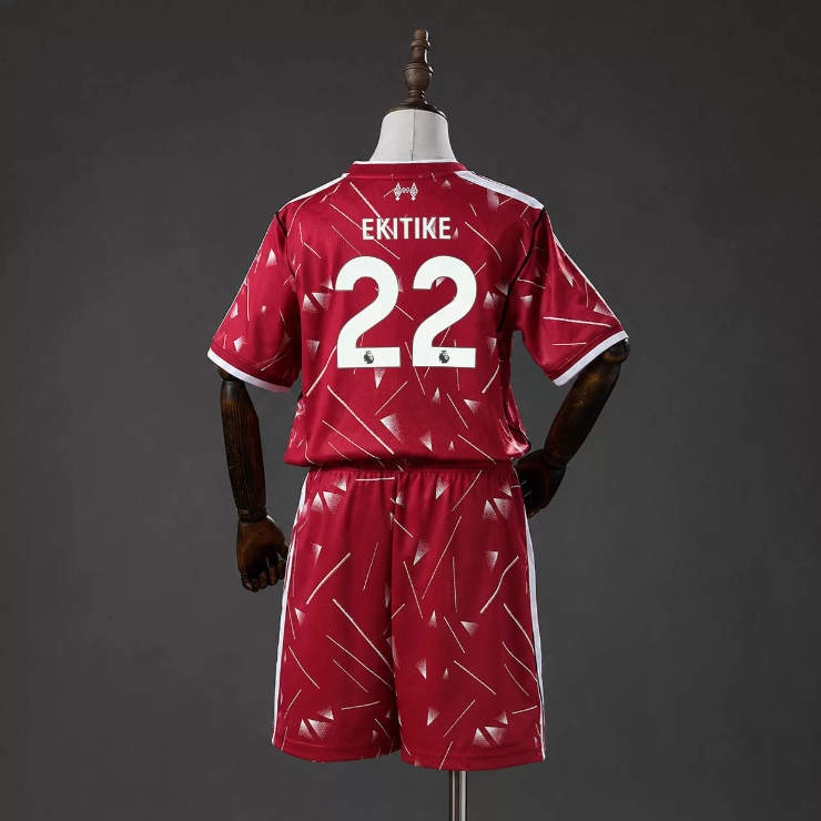 Fotbollströja Liverpool 2026/27 Hemmaställ Hugo Ekitike 22 Barn Set