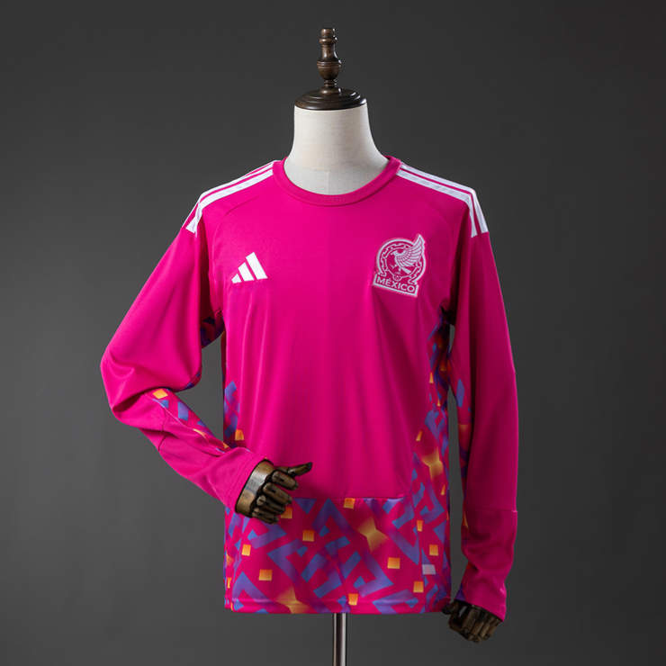 Mexiko Landslagtröja VM 2026 Målvakts Långärmad Rosa Herr