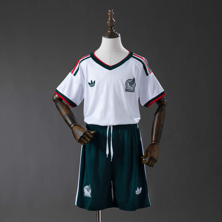 Mexiko Bortatröja VM 2026 Barn – matchtröja med Shorts