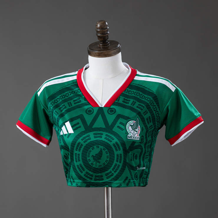 Mexiko VM 2026 Hemmaställ Crop Top – matchtröja Dam