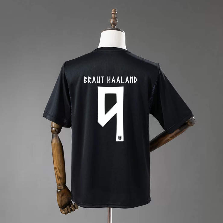Norge Landslag VM 2026 Bortaställ Erling Haaland 9 Matchtröja Herr-1