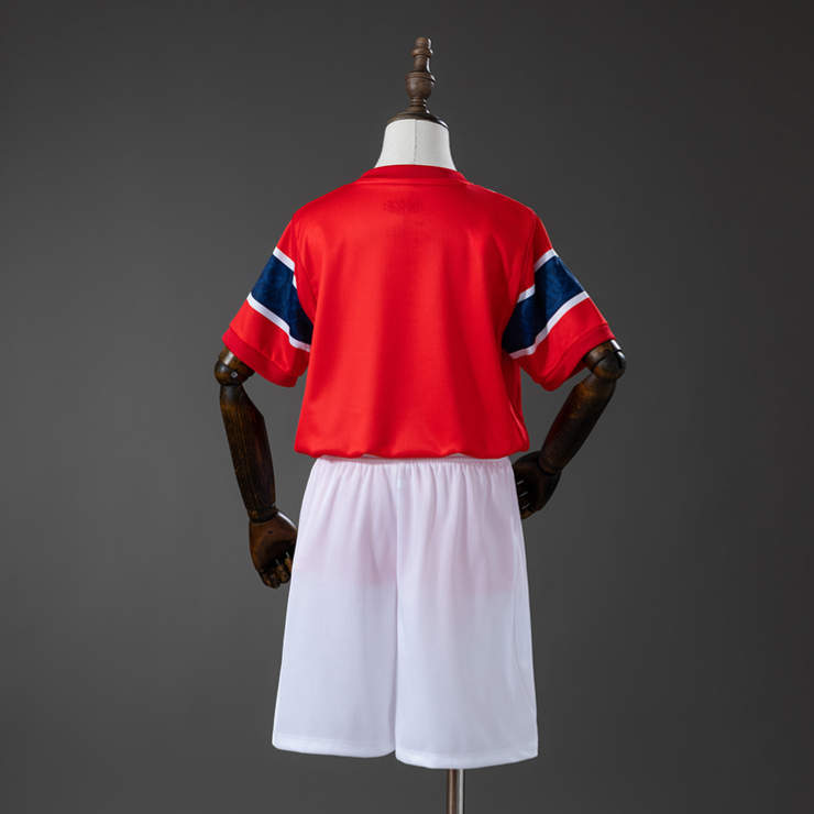 Norge Hemmaställ VM 2026 Barn Fotbollsställ med Shorts-1