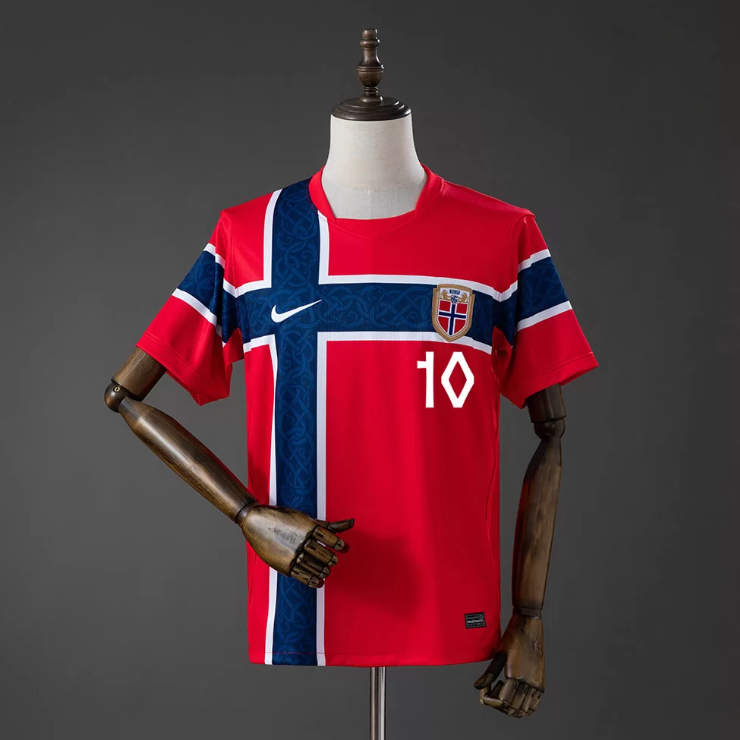 Norge VM 2026 Hemmaställ Martin Ødegaard 10 Matchtröja Herr