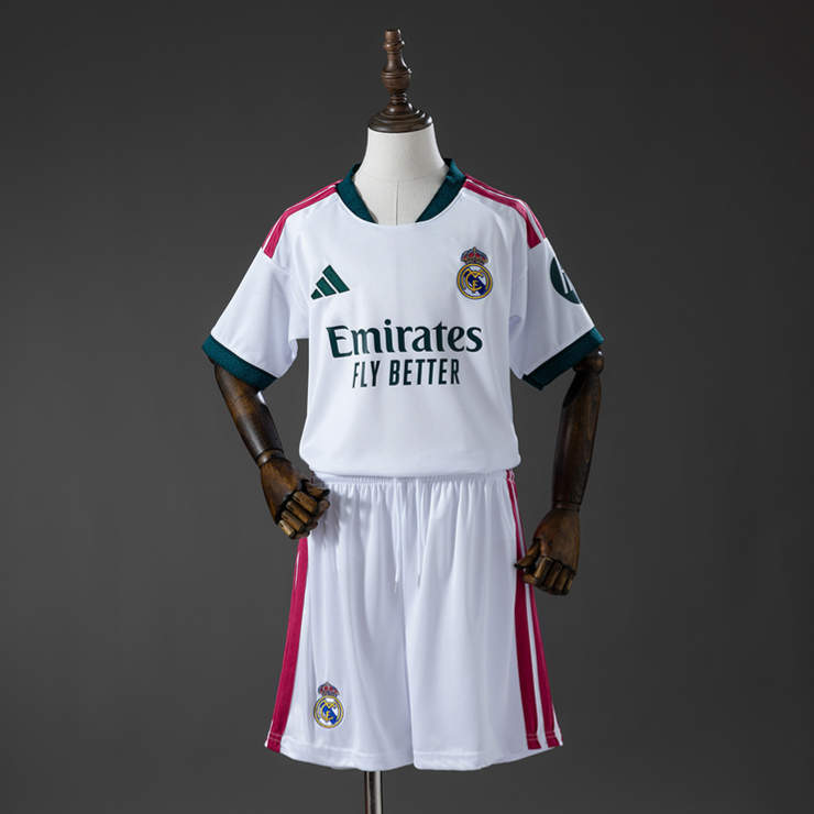 Real Madrid Hemmaställ 2026/27 Barn – Matchtröja med Shorts