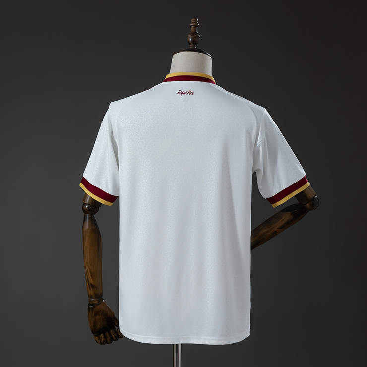 Spanien VM 2026 Bortaställ Herr Pedro Porro #12 Matchtröja Mästarutgåva-1